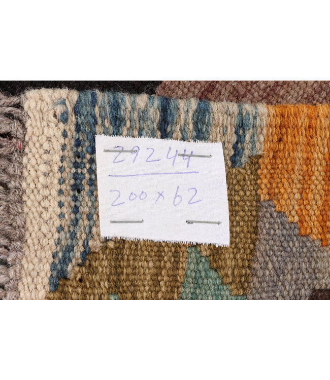 Kelim teppich läufer 200x62 cm