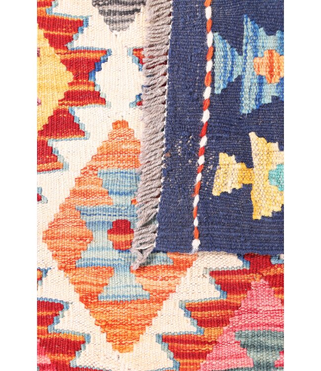 Kelim Kleed Loper 242x75 cm  Vloerkleed Tapijt Kelim Handgeweven