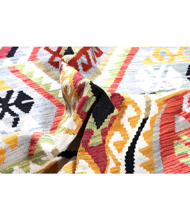 248x179 cm Handgewebter Traditioneller Kelim Teppich Woll