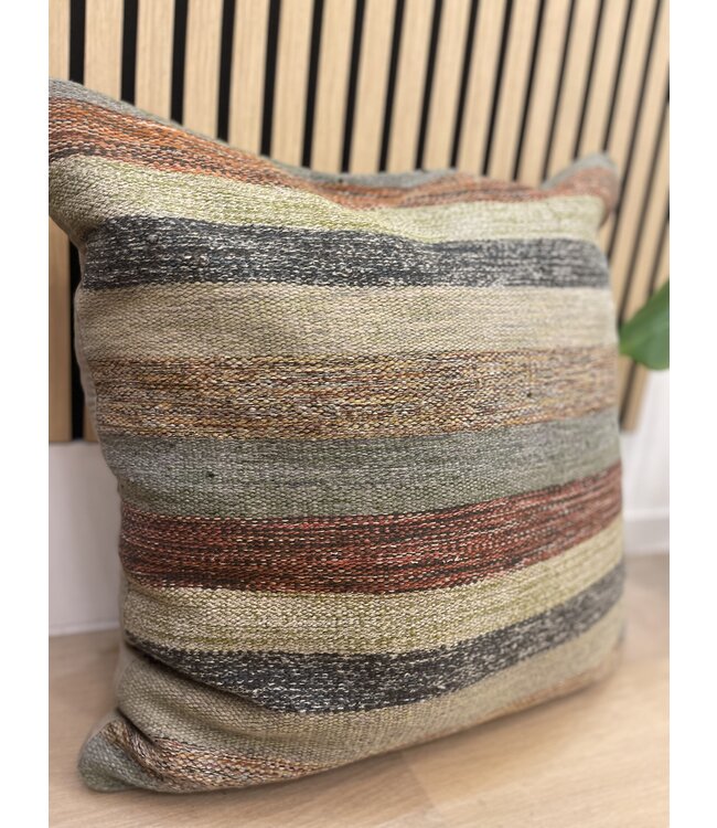 modern kelim kussens ca 60x60 cm met vulling