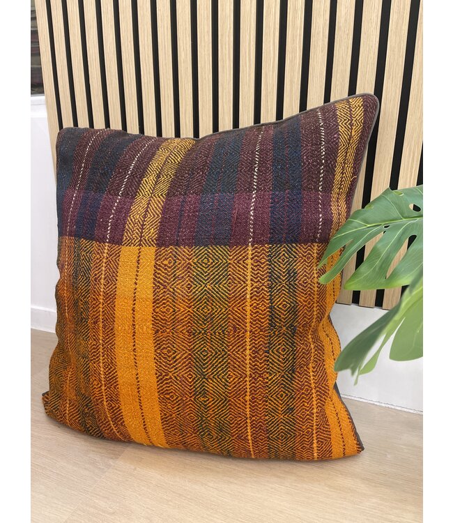 Kilim vintage cushion cover ca 60x60cm cm with filling