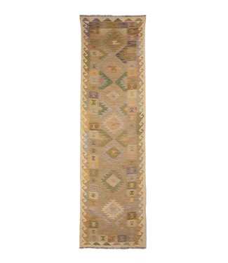 Kelimshop Kelim Kleed Loper 291x74 cm  Vloerkleed Tapijt Kelim Handgeweven