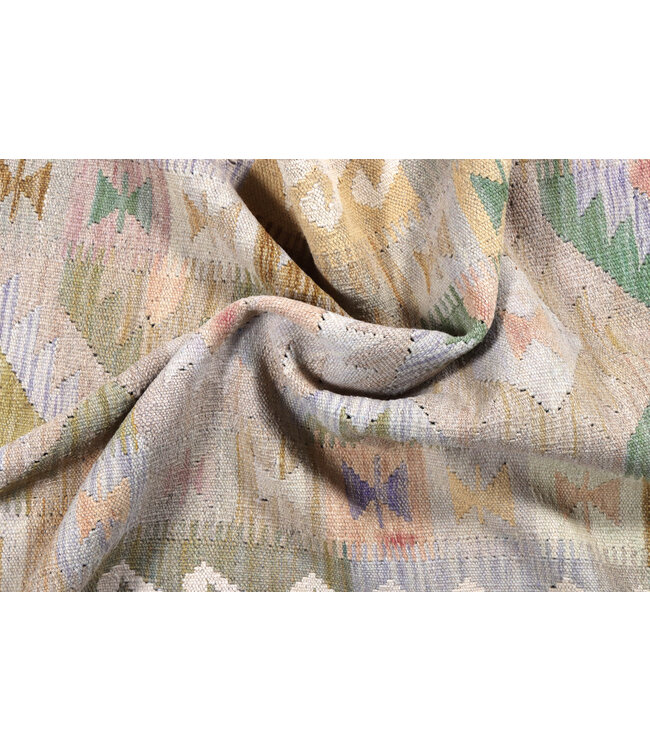 Kelim Kleed Loper 291x74 cm  Vloerkleed Tapijt Kelim Handgeweven