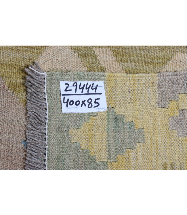 Kelim rug runner 400x85 cm