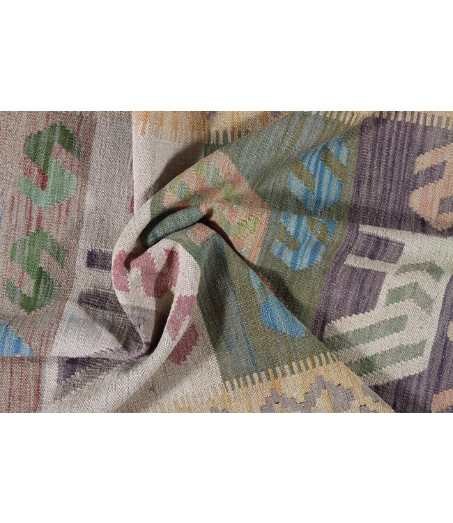 Kelim rug runner 400x85 cm