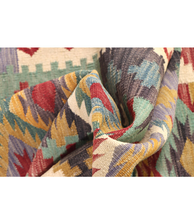 Kelim Kleed Loper 293x79 cm  Vloerkleed Tapijt Kelim Handgeweven