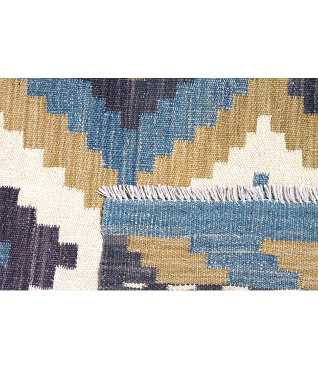 Kelim rug runner 395x86 cm