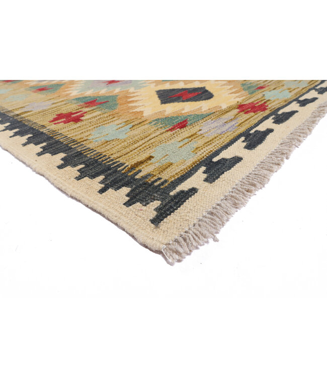 Kelim Kleed Loper 297x82 cm  Vloerkleed Tapijt Kelim Handgeweven