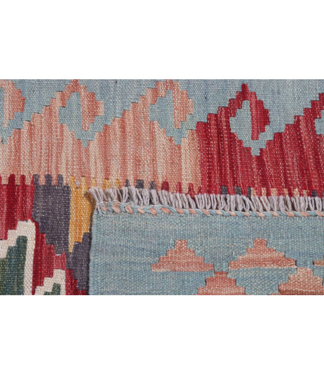 Kelim Kleed Loper 297x79 cm  Vloerkleed Tapijt Kelim Handgeweven