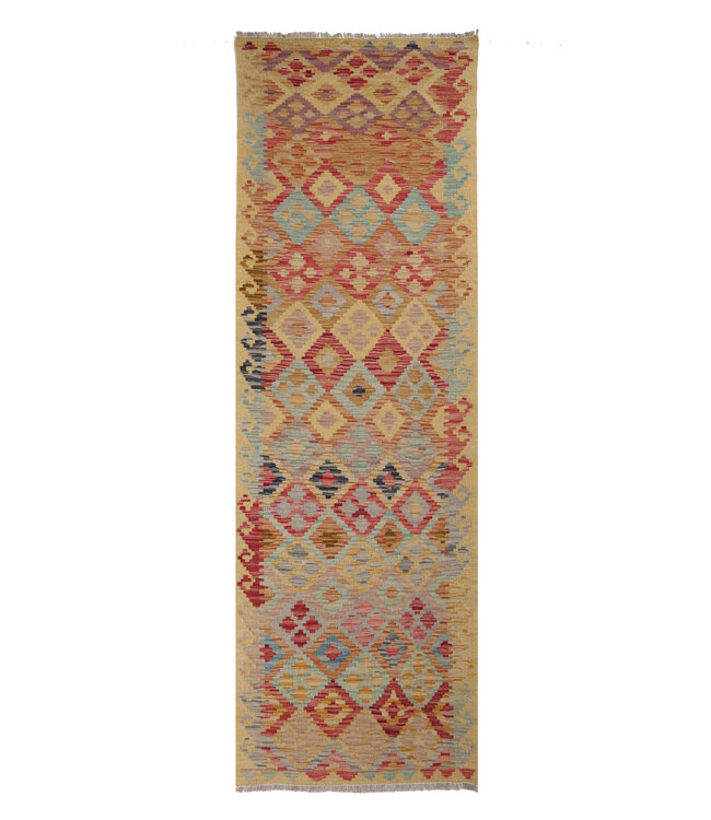 Kelim Kleed Loper 286x83 cm  Vloerkleed Tapijt Kelim Handgeweven