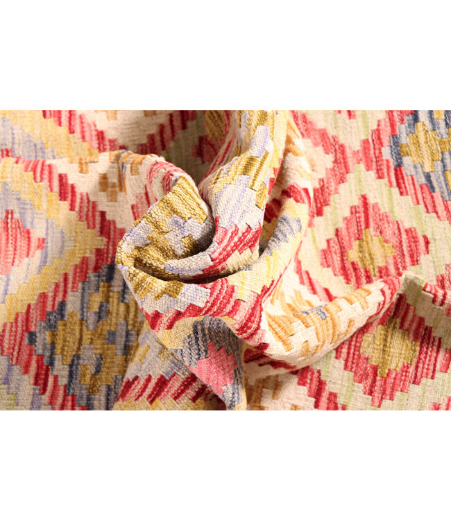 182x130  cm Handwoven Traditional Kelim Area Rug Wool Carpet