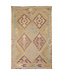 Kelimshop 176x120 cm Handgewebter Traditioneller Kelim Teppich Woll