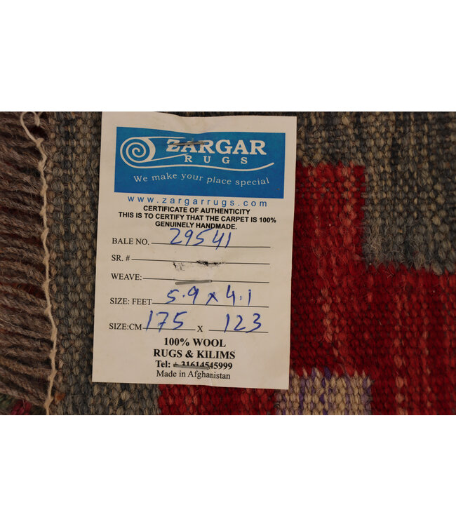 175x123  cm Handgewebter Traditioneller Kelim Teppich Woll