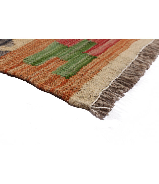 182x122 cm Handgewebter Traditioneller Kelim Teppich Woll