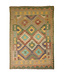 Kelimshop 170x120 cm Handgewebter Traditioneller Kelim Teppich Woll