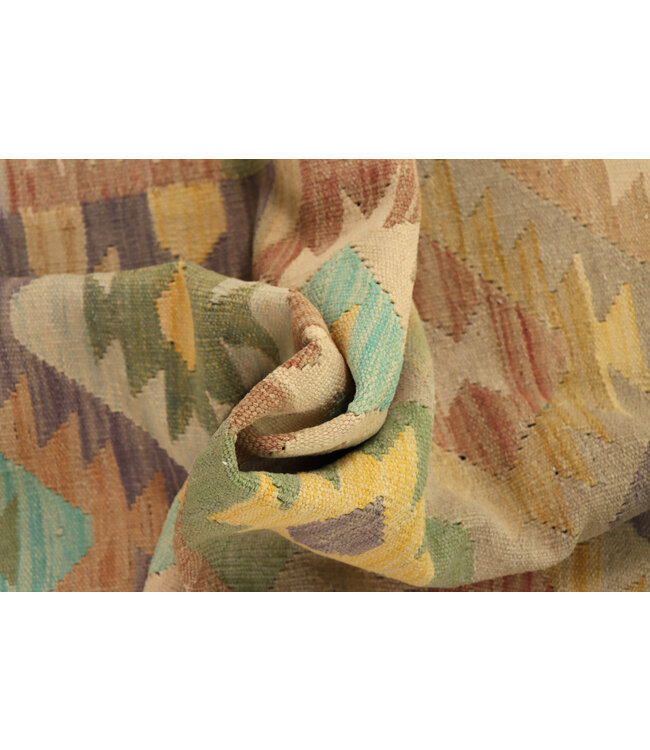 170x120 cm Handgewebter Traditioneller Kelim Teppich Woll