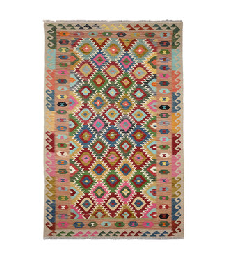 Kelimshop 244x173 cm Handgewebter Traditioneller Kelim Teppich Woll Kelimshop 244x173 cm Handgewebter Traditioneller Kelim Teppich Woll