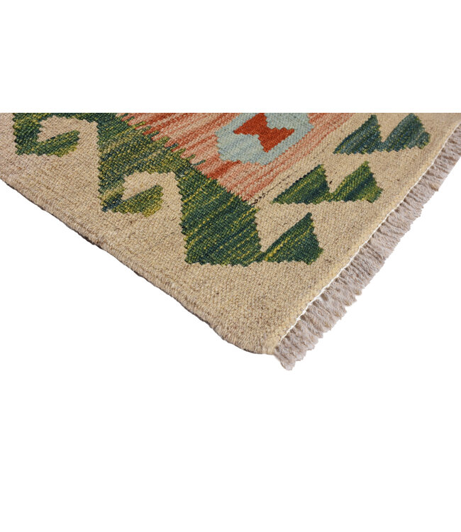 244x173 cm Handgeweven Traditionele Kelim Vloerkleed Wol Tapijt