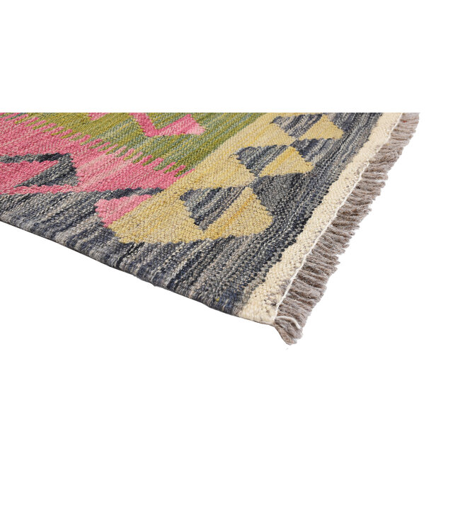 256x174 cm Handgewebter Traditioneller Kelim Teppich Woll