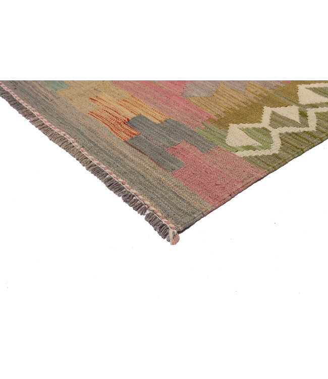 245x170 cm Handgewebter Traditioneller Kelim Teppich Woll