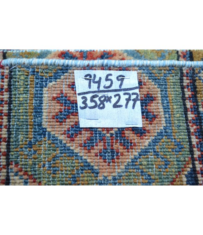 358x277 cm Handknotted Traditional Area Rug Wool Carpet