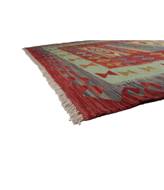246x174 cm Handwoven Traditional Kelim Area Rug Wool Carpet