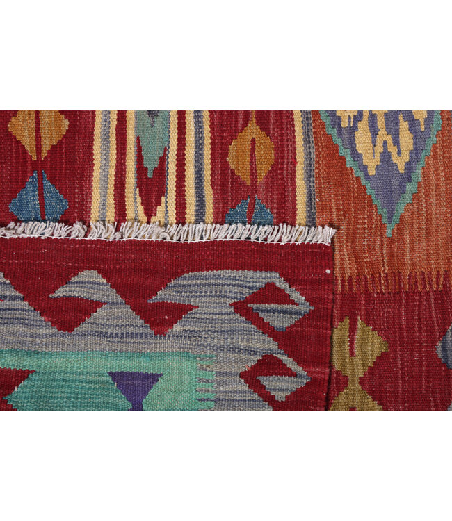 246x174 cm Handgewebter Traditioneller Kelim Teppich Woll