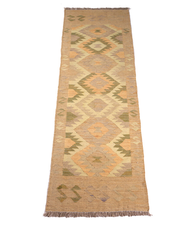 Kelim Kleed Loper 194x62 cm  Vloerkleed Tapijt Kelim Handgeweven