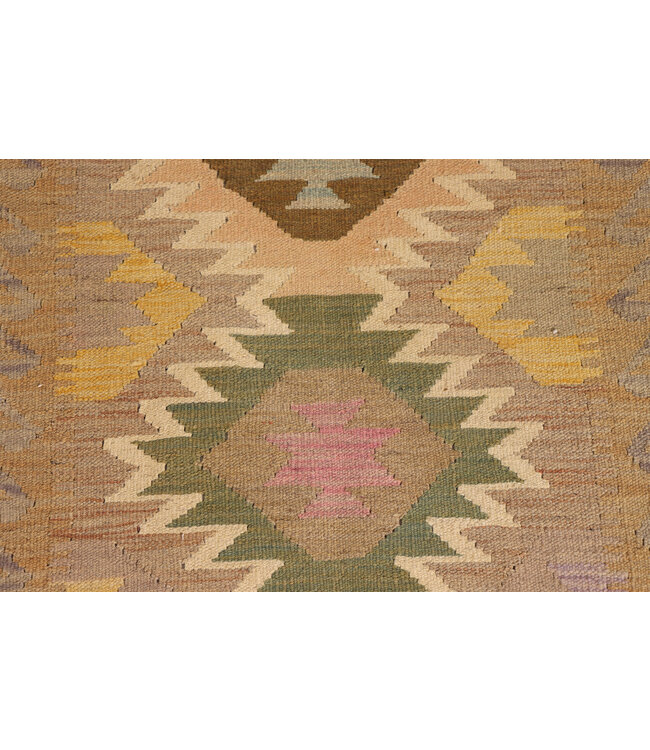 Kelim Kleed Loper 194x67 cm  Vloerkleed Tapijt Kelim Handgeweven