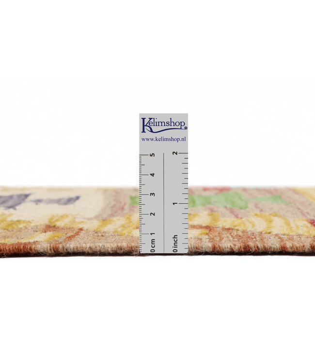 202x154 cm Handgewebter Traditioneller Kelim Teppich Woll