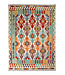 Kelimshop 204x145 cm Handgewebter Traditioneller Kelim Teppich Woll