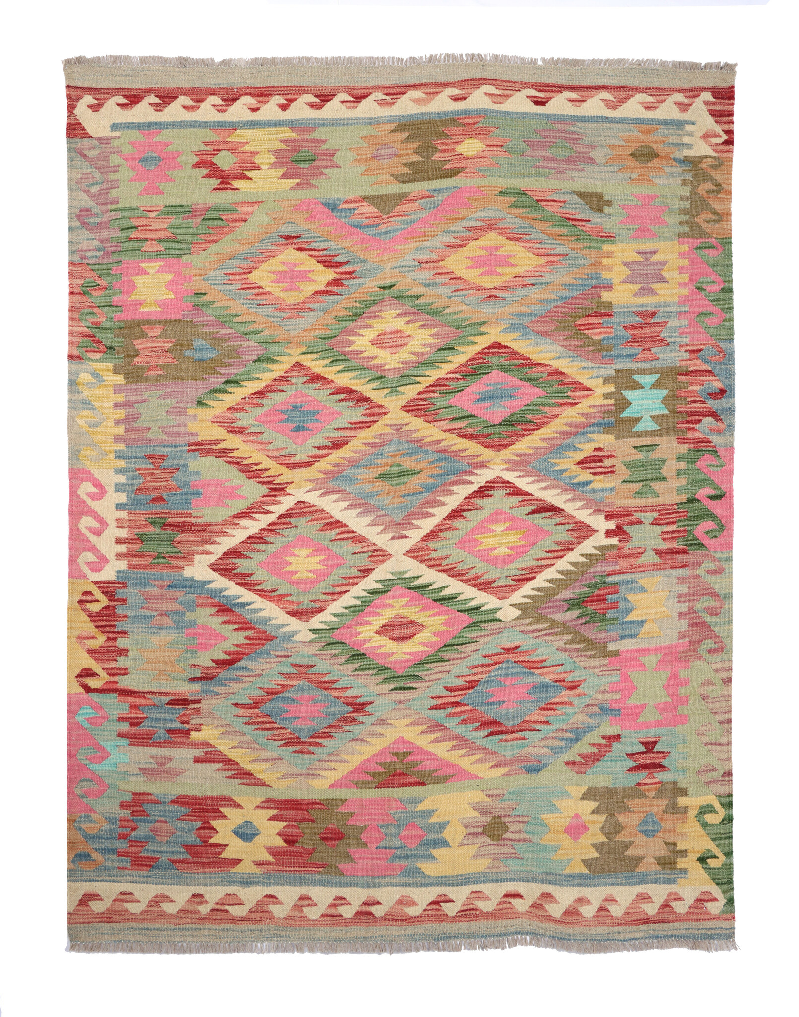 Keneipp Small Rug 204x157 cm Handwoven Traditional Kelim Area Rug Wool Carpet - Kelimshop ...