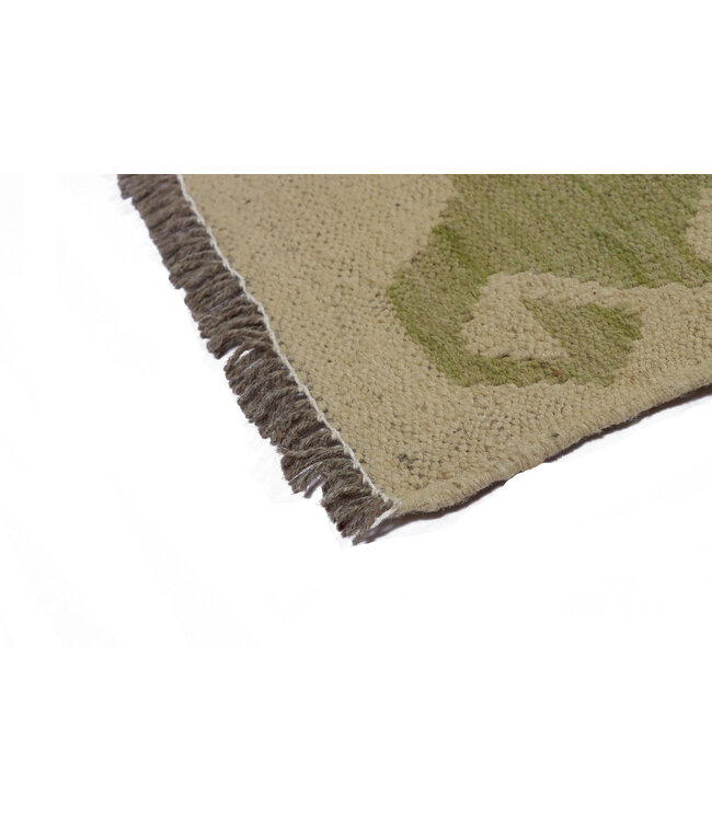 190x148 cm Handwoven Traditional Kelim Area Rug Wool Carpet