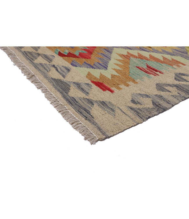 209x148 cm Handwoven Traditional Kelim Area Rug Wool Carpet