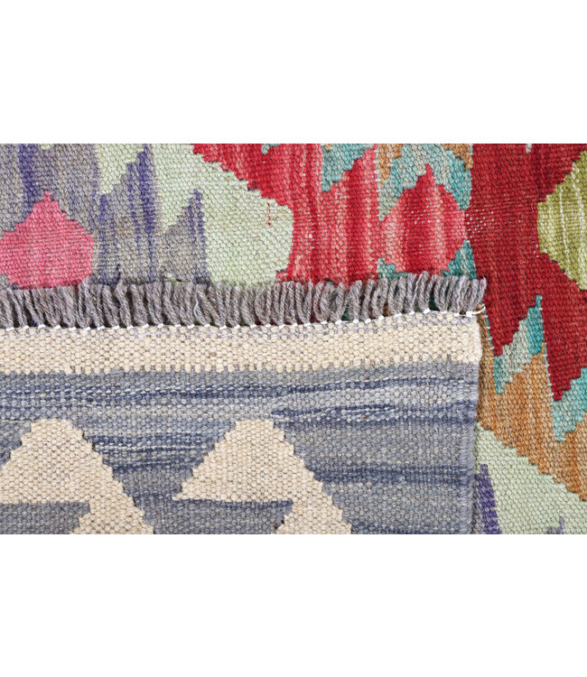 209x148 cm Handwoven Traditional Kelim Area Rug Wool Carpet