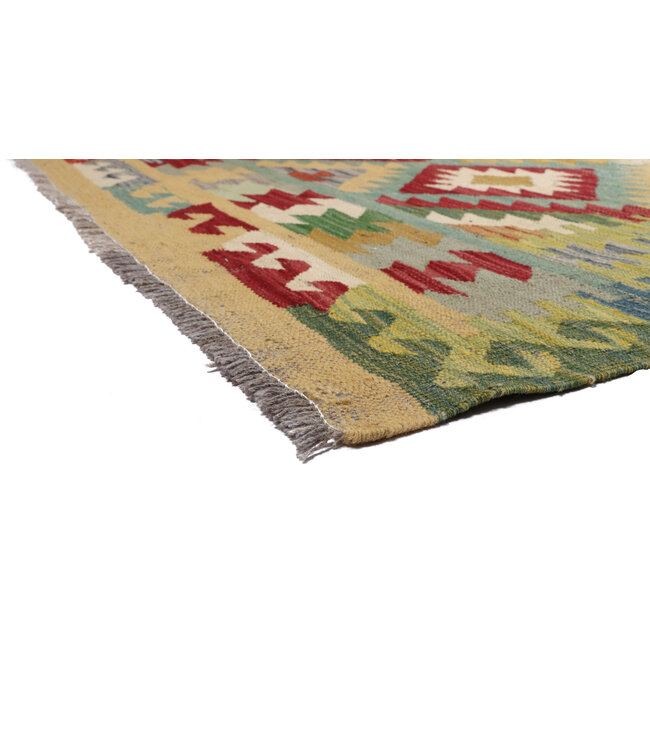 200x149  cm Handgewebter Traditioneller Kelim Teppich Woll