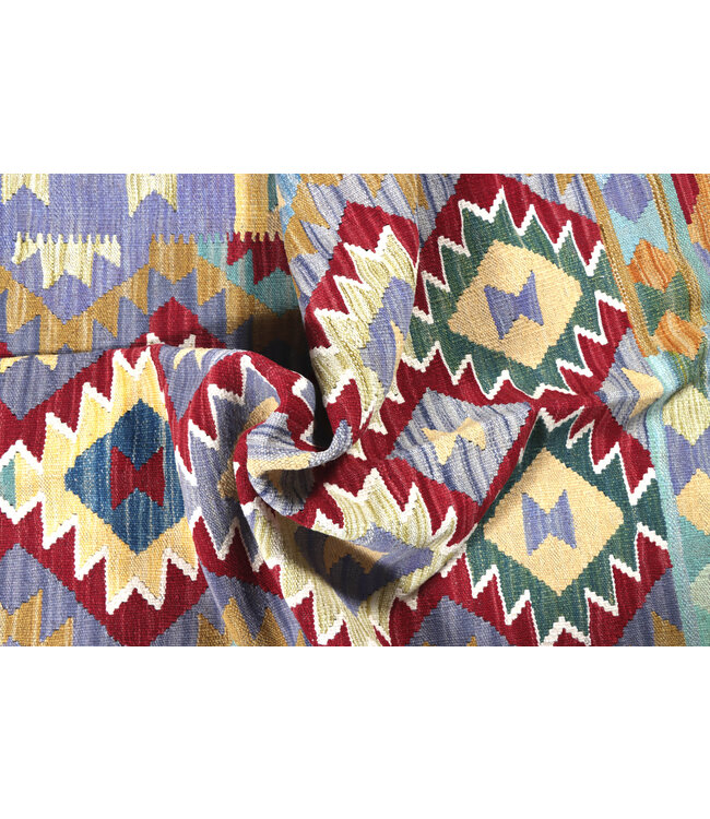 203x149  cm Handgewebter Traditioneller Kelim Teppich Woll