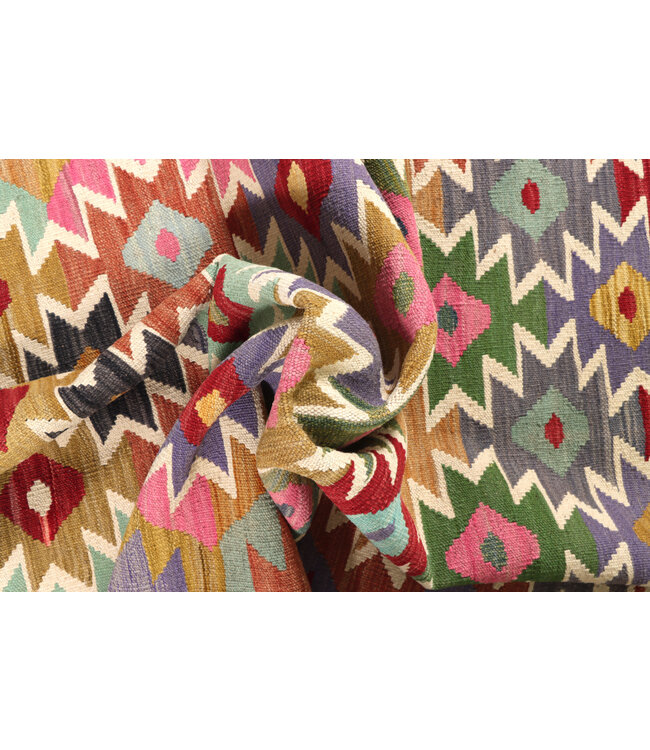 205x155  cm Handgewebter Traditioneller Kelim Teppich Woll