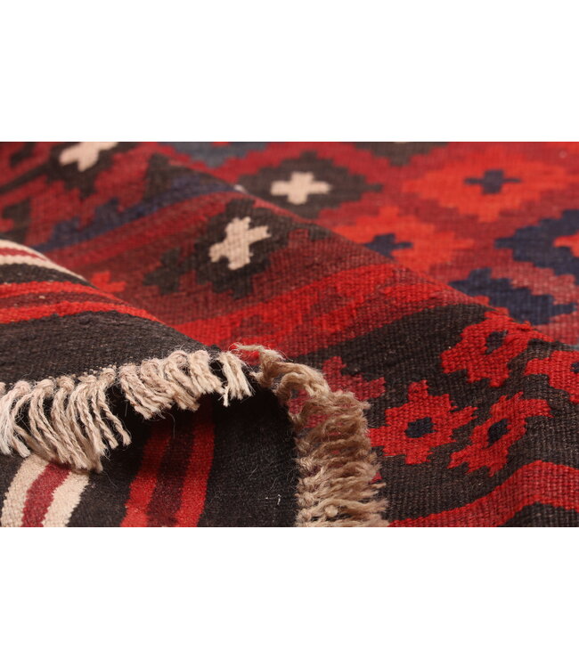 Maimana Hand Woven Afghan Wool Kilim Area Rug 381x 299 cm