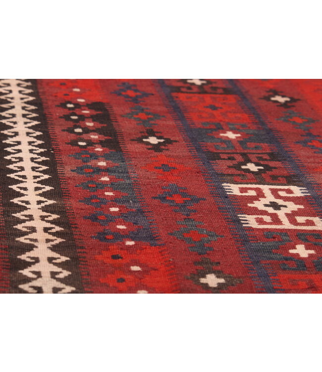 Maimana Handgemaakt Oosters Kelim Wol Vloerkleed 381x 299 cm