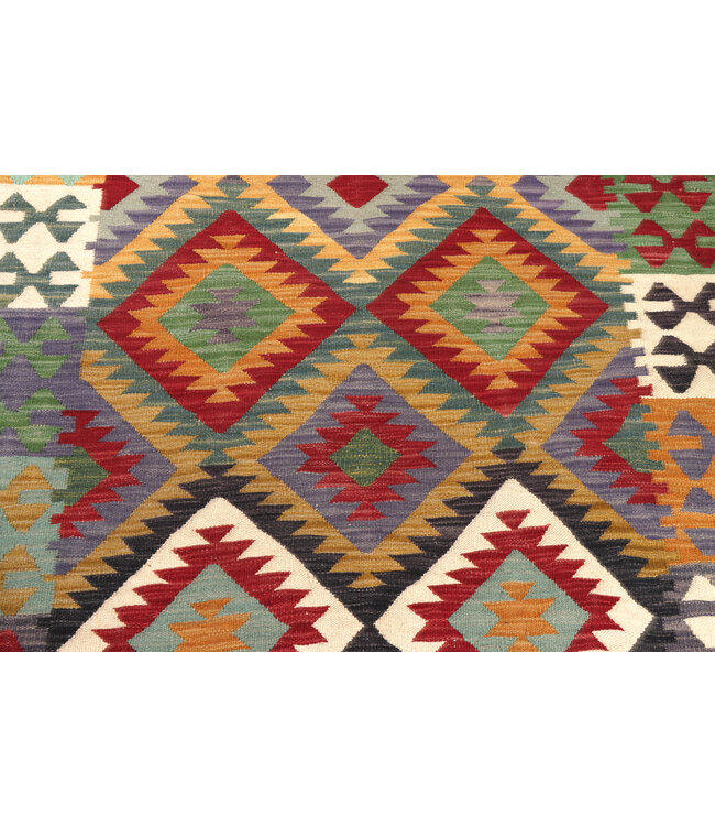 208x150  cm Handgewebter Traditioneller Kelim Teppich Woll