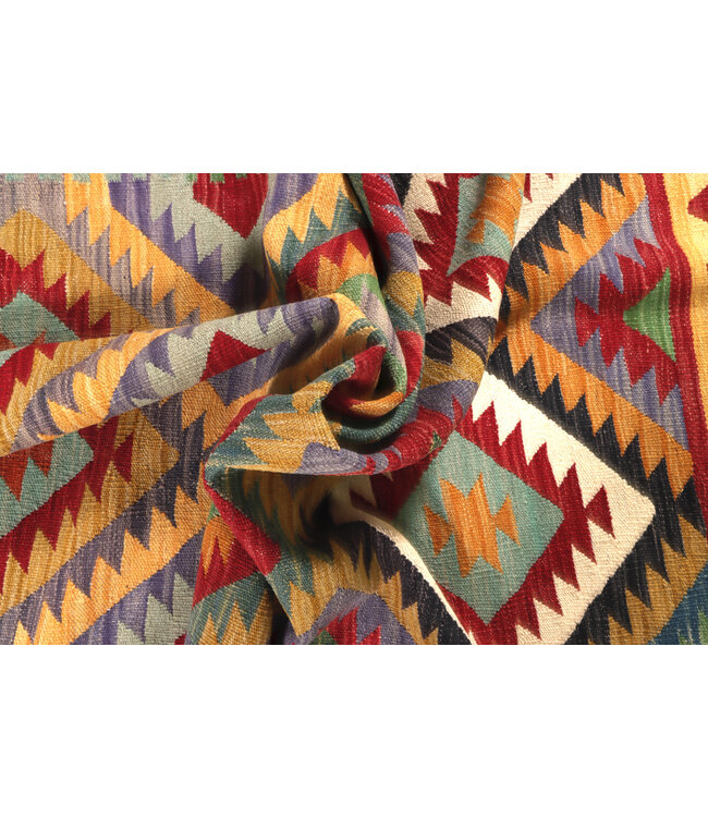 208x150  cm Handgewebter Traditioneller Kelim Teppich Woll