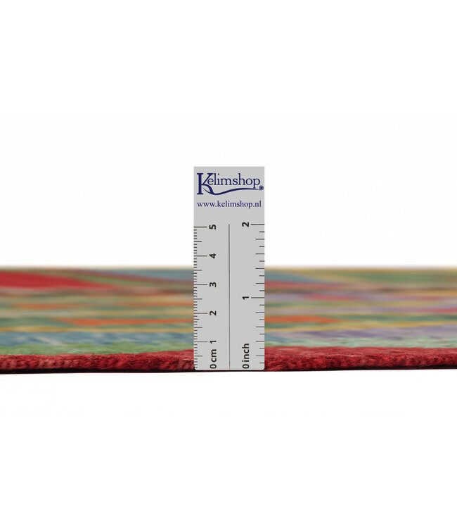 200x154  cm Handwoven Traditional Kelim Area Rug Wool Carpet