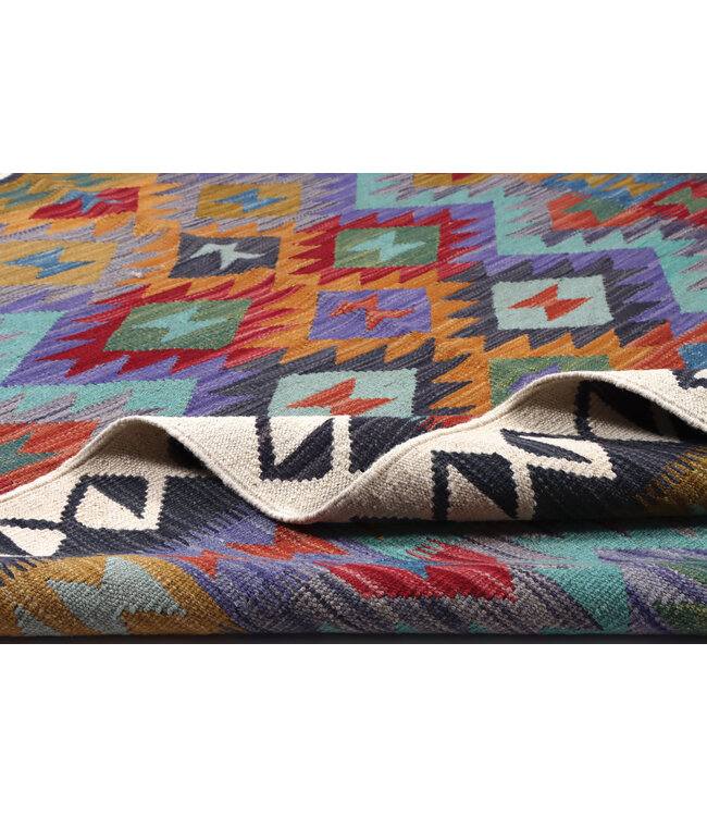 195x148  cm Handgewebter Traditioneller Kelim Teppich Woll - Copy