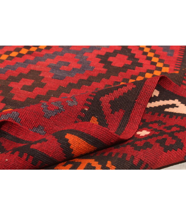Maimana Hand Woven Afghan Wool Kilim Area Rug  293x 263 cm