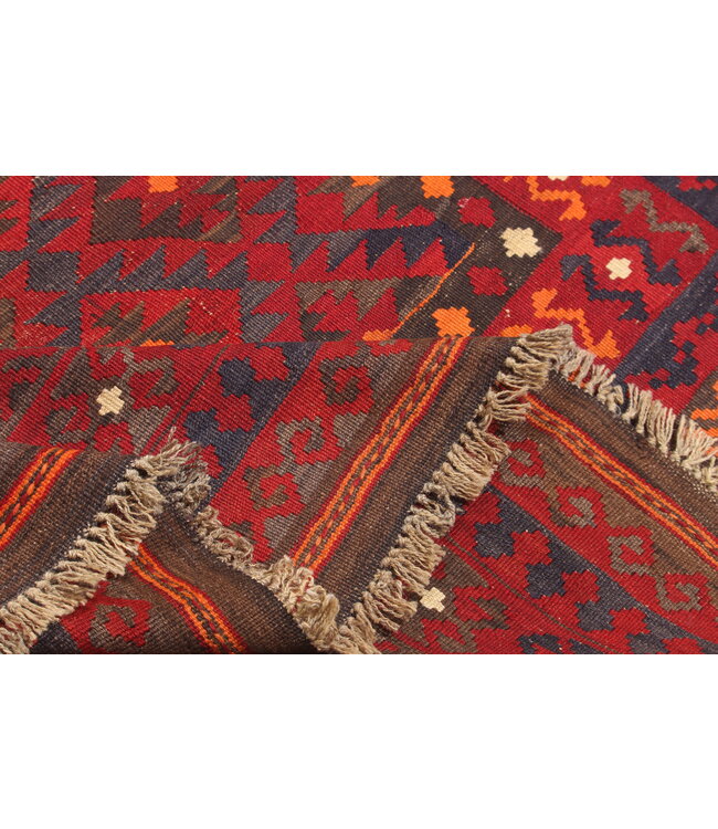 Maimana Hand Woven Afghan Wool Kilim Area Rug  304x 246 cm