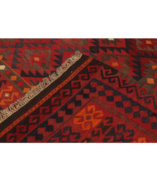 Maimana Hand Woven Afghan Wool Kilim Area Rug  304x 246 cm