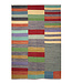 Kelimshop 250x179 cm Handwoven Modern Wool Kilim Rug