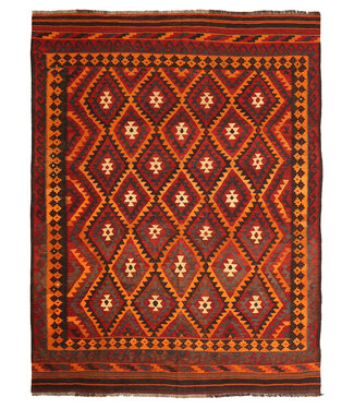 Kelimshop Maimana  Handgemaakt Oosters Kelim Wol Vloerkleed  332x235cm