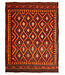 Kelimshop Maimana Handgewebte Orientalisch Wolle Kelim Teppich  332x235cm